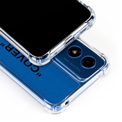 Black and Blue Arrows Moto G 5G (2024) Clear Case